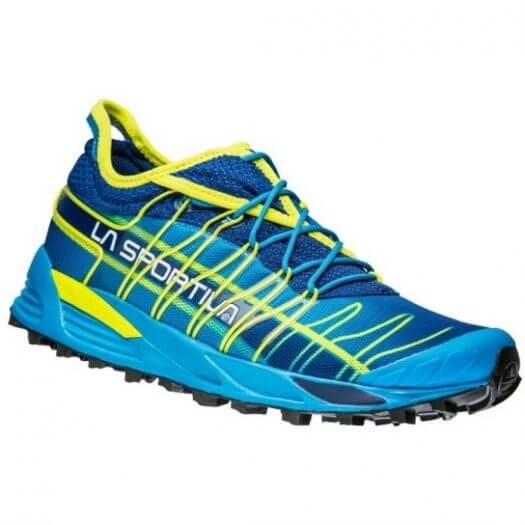 chaussure de trail jaune 