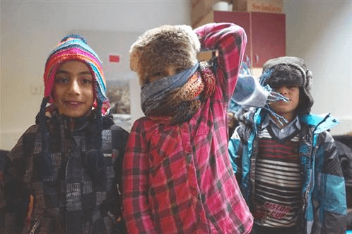 Enfants réfugiers Riders for Refugees