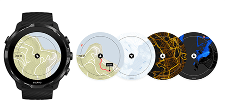 Suunto 7 - cartes hors lignes