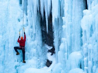 escalade sur glace