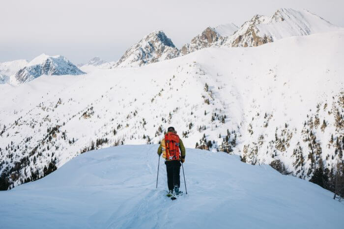 Ski de randonnée en montagne