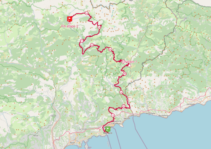 Course trail 150km