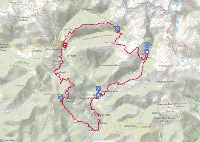 Course trail 75km