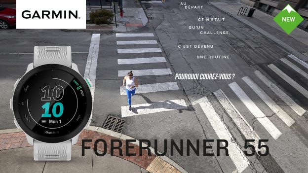 Montre Forerunner 55 Garmin, pourquoi courez-vous ?