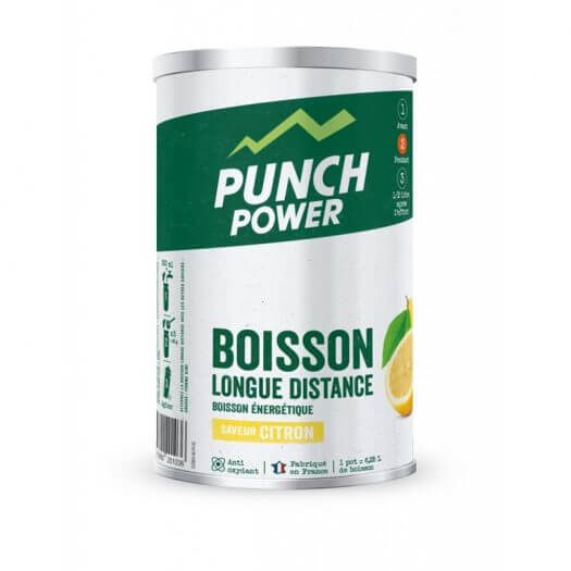 Boisson protéinée PunchPower pour les longues distances