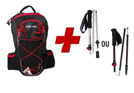 Pack trail sac et batons