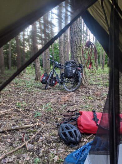 Camping sauvage à vélo