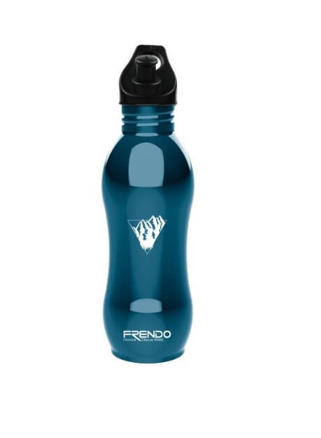 gourde acier 0,5L bleue