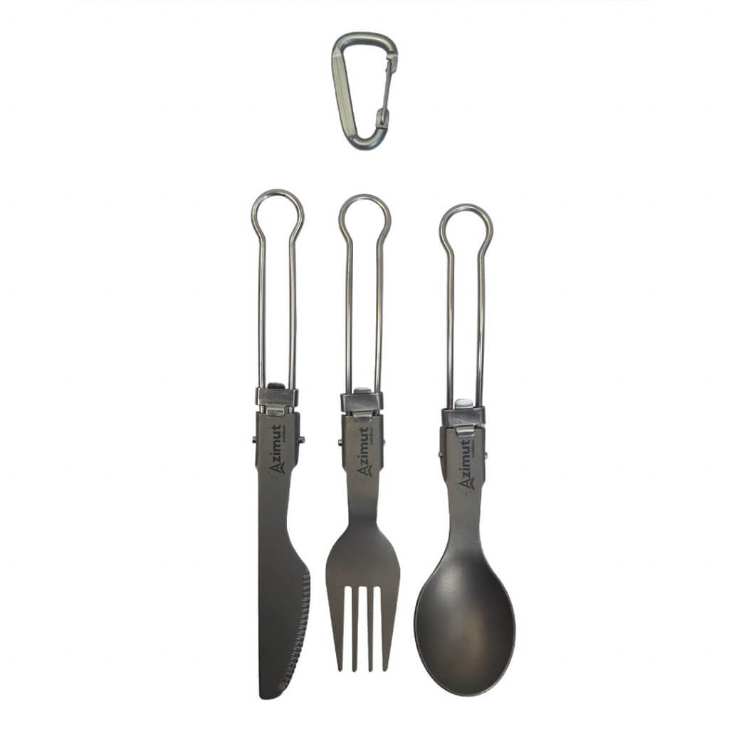 Couverts pliants titanium