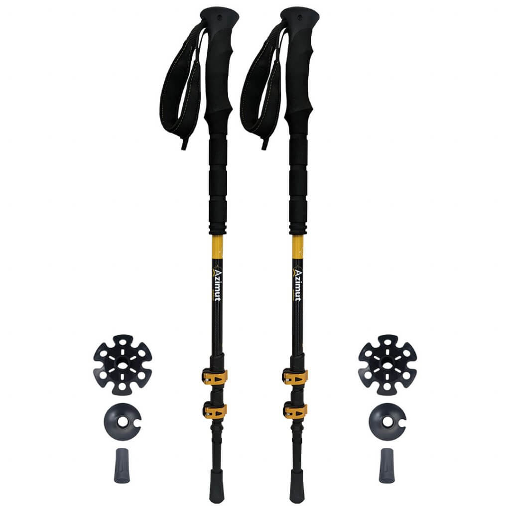 Carbone trek 2 (paire) batons de randonnée trek azimut outdoor
