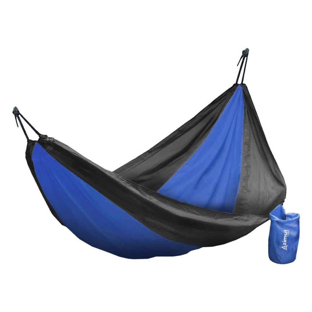 Hamac rando nylon bleu-gris