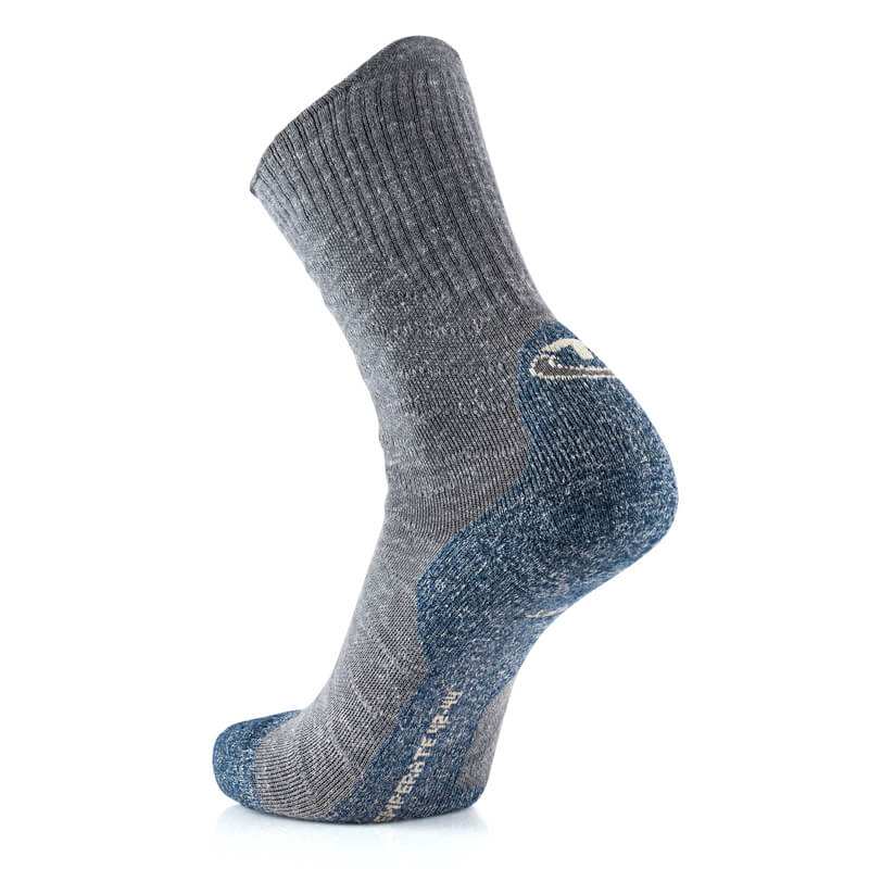 Double trek temperate grey unisex - chaussettes thermic
