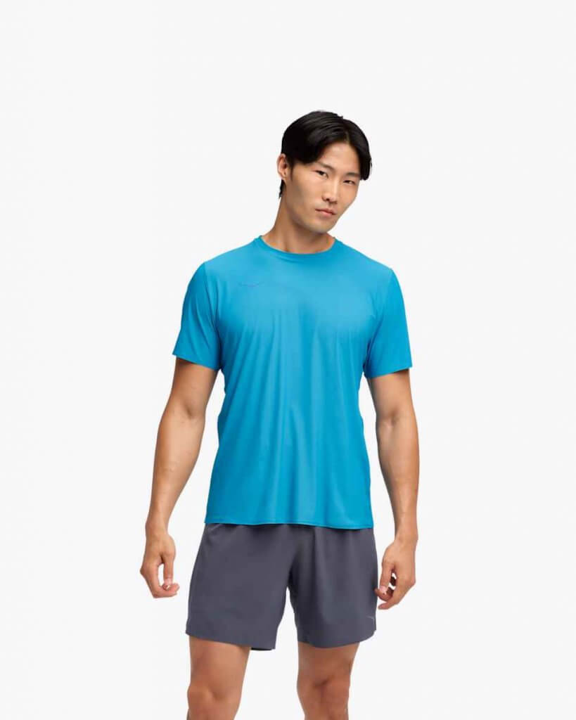 T-shirt trail airolite 2.0 hoka blue
