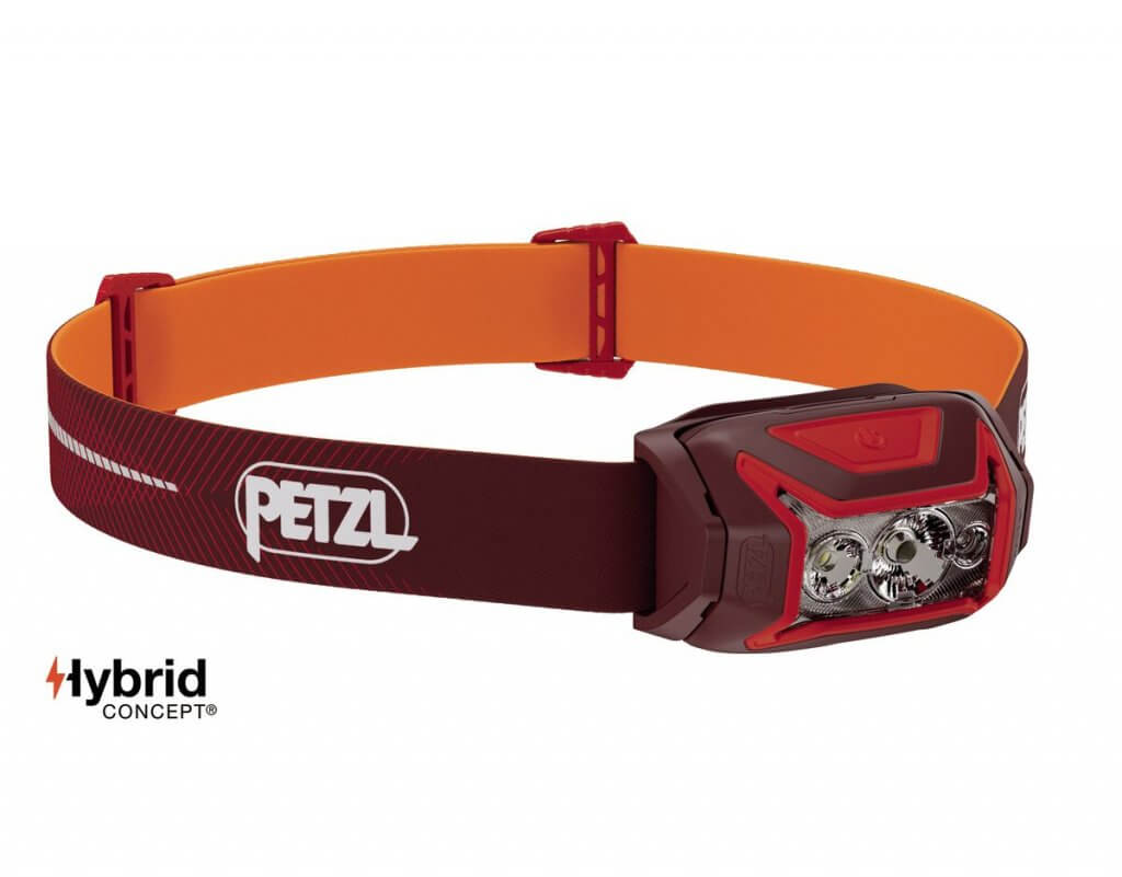 Actik core rouge - lampes frontales | petzl