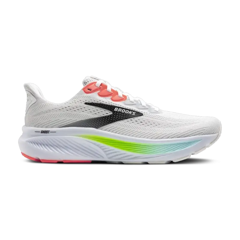 Ghost 17 white pink clay - chaussures | brooks