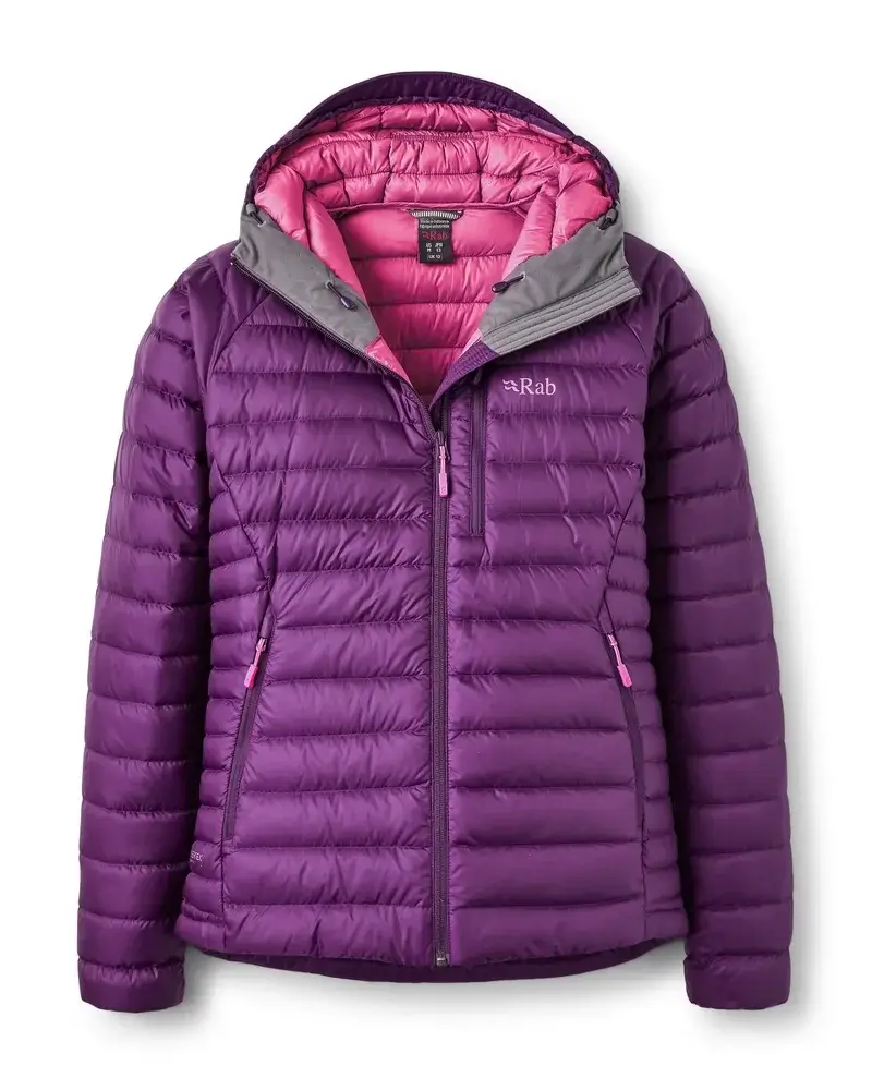 Doudoune Femme Microlight Alpine Veste Mulberry - Doudoune | Rab

