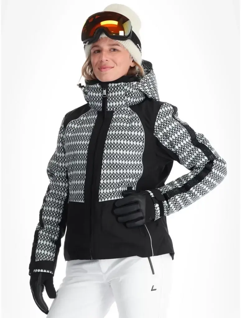 Veste Femme Mukkavaara Noir Print
