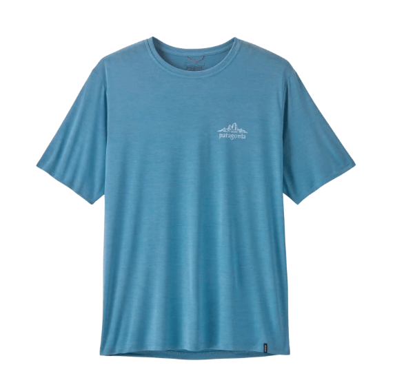 T-Shirt Cap Cool Daily Cloud Crag Shore Blue Light Shore - Tee Shirt Mc | Patagonia