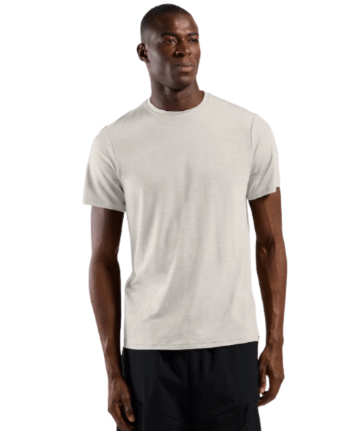 Merino Tencel Plain T-shirt Gardenia - Tee Shirt Mc | Odlo