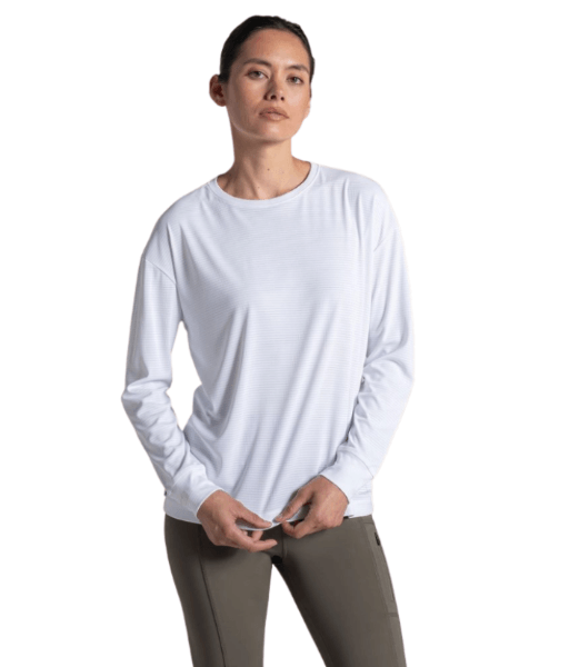 Nosilife Solarshield+ Long Sleeved T-shirt White - Tee Shirt Ml