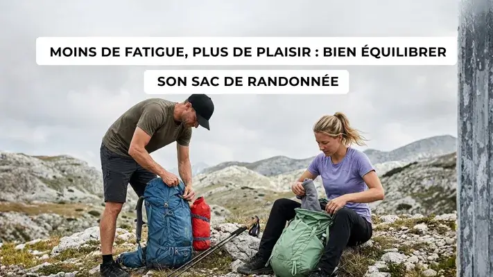 Comment équilibrer son sac pour éviter la fatigue en randonnée ?