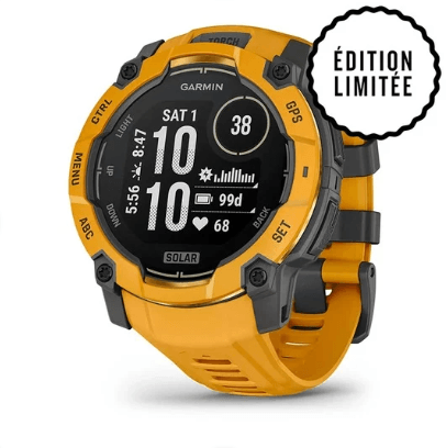 Instinct 3 Solar 50mm Sunburst/gray - Gps | Garmin
