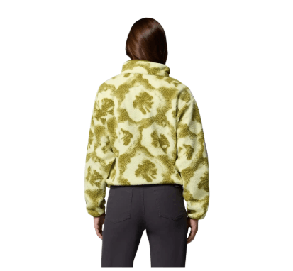Polaire Femme Helvetia II Printed Cropped Citron Haze Sprayflower - Polaire | Columbia
