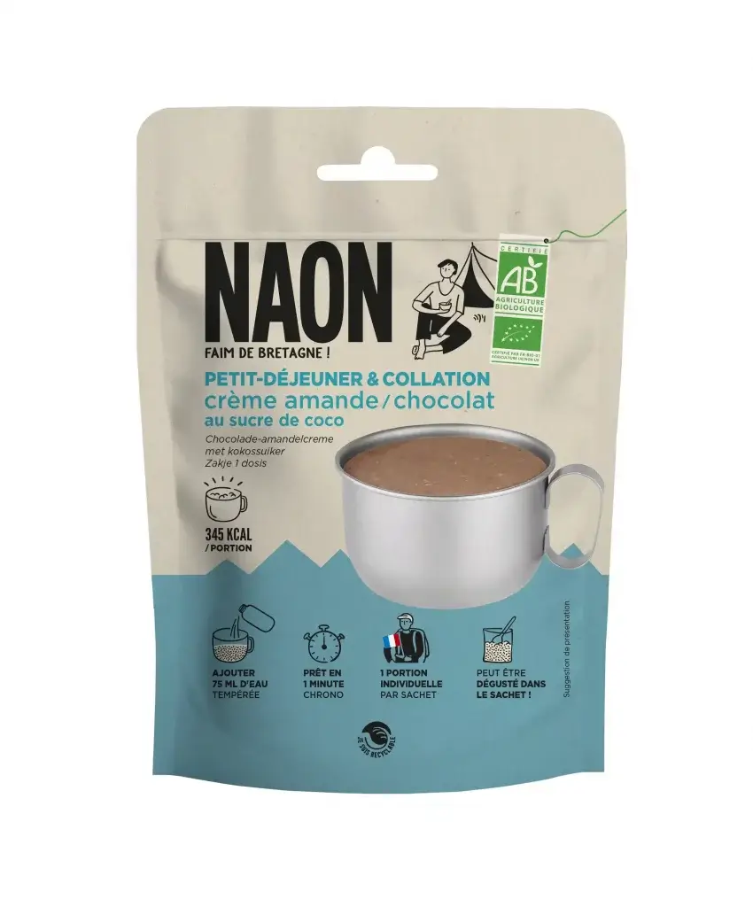Crème Amande Chocolat Au Sucre De Coco - Repas Lyophilise | Naon
